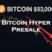 Bitcoin Hyper Presale Pushes Toward $28M As Bitcoin Slides To $93K.