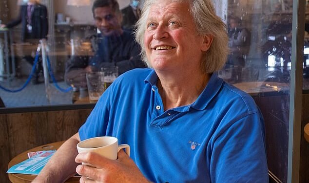 Cautious: Wetherspoons boss Tim Martin, whose firm runs nearly 800 pubs across the UK, said sales rose 3.7% in the first 14 weeks of its financial year to November 2