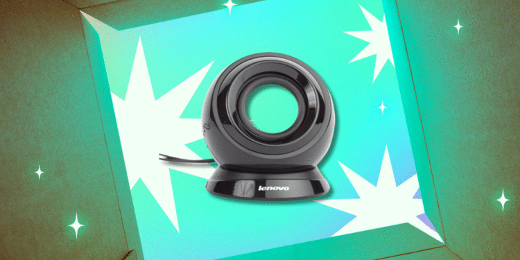 You Can Get This Lenovo Wired Desktop Speaker Set on Sale for Just $17 Right Now
