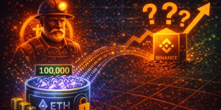 Bitcoin OG Moves 100,000 Ethereum To Binance, Raising Questions On Positioning