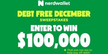 California Man Wins $100,000 in NerdWallet’s Debt-Free December Sweepstakes
