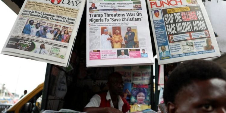 Exclusive-US conducting surveillance flights over Nigeria after Trump intervention threat