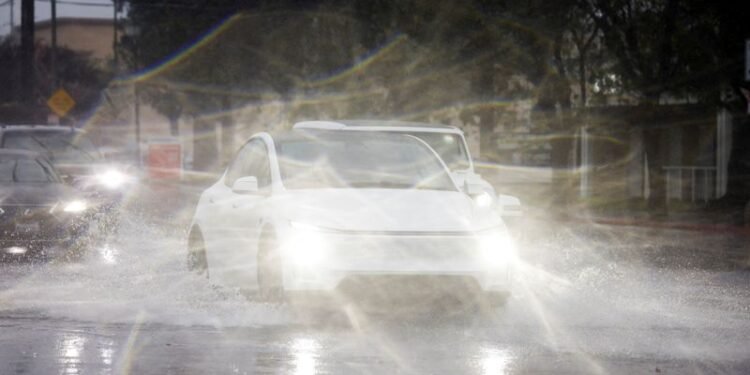 Heavy rains drench Southern California, spawn flash flooding, mud flows