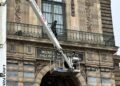 Louvre museum installs security bars on balcony used in October’s heist
