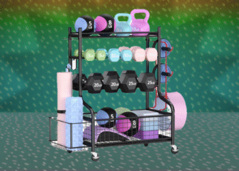 This Home Gym Storage Rack Is 38% Off for Cyber Monday