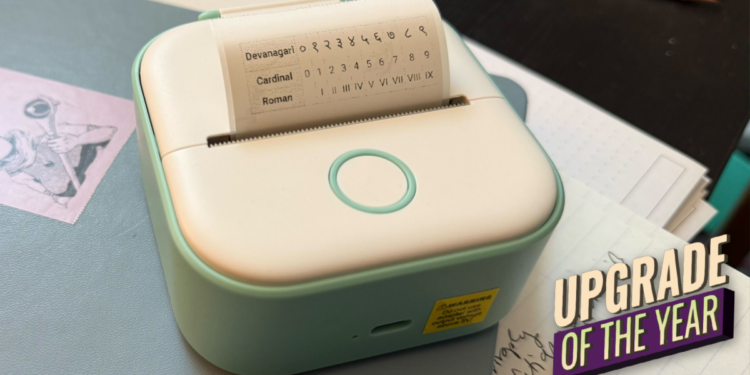 This Thermal Sticker Printer Is My Tech ‘Upgrade of the Year’