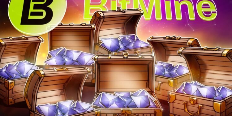 BitMine's Total Staked ETH Holdings Surpass 1 Million