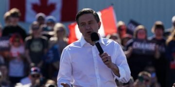 Canada’s opposition Conservative Party votes to keep leader Poilievre