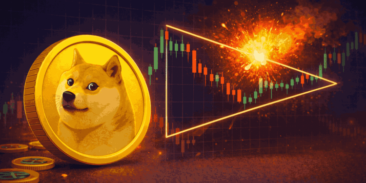 Dogecoin Price Prediction: When This Triangle Breaks, the Next Move Could Be Violent