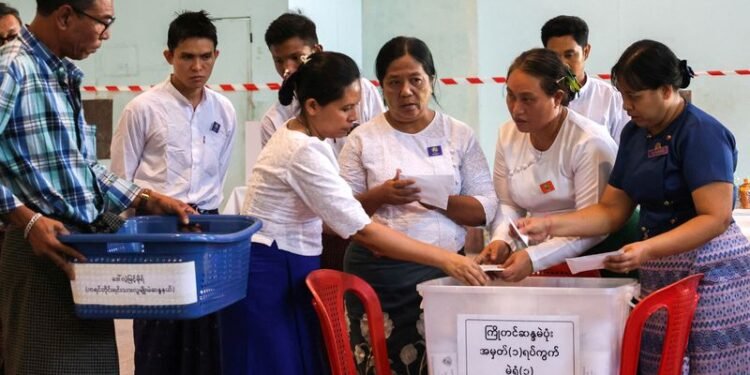 Final phase of Myanmar’s election underway, military-backed party set to win