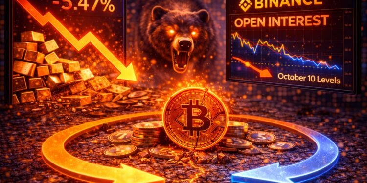 Global Sell-Off Hits Metals And Crypto As Binance Open Interest Returns To Pre–October 10 Levels