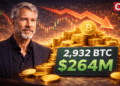 Michael Saylor’s Strategy Buys 2,932 BTC for $264M amid Market Pullback