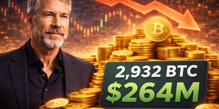 Michael Saylor’s Strategy Buys 2,932 BTC for $264M amid Market Pullback