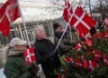 Protesters in Copenhagen rally for Danish veterans after Trump remarks