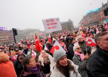Protesters rally in Denmark and Greenland against Trump annexation threat