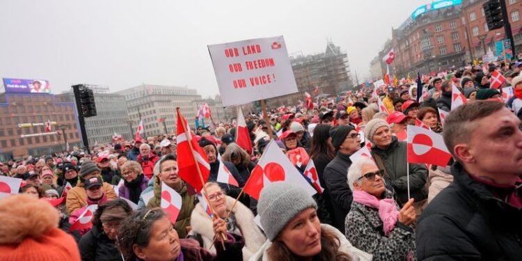 Protesters rally in Denmark and Greenland against Trump annexation threat