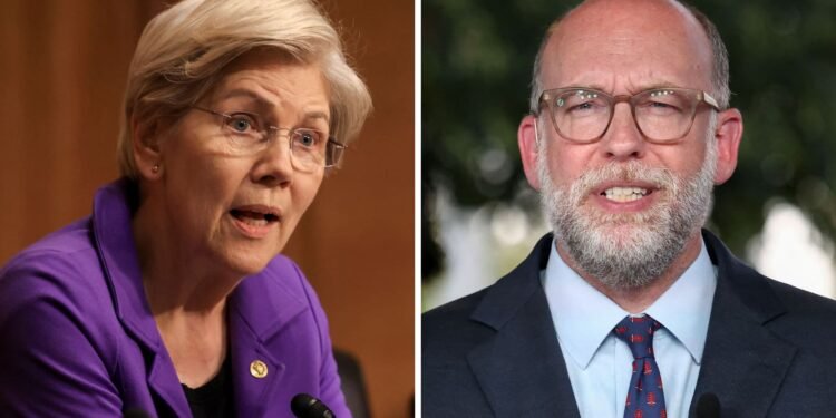 Warren blasts CFPB director Vought for undermining Trump credit card affordability