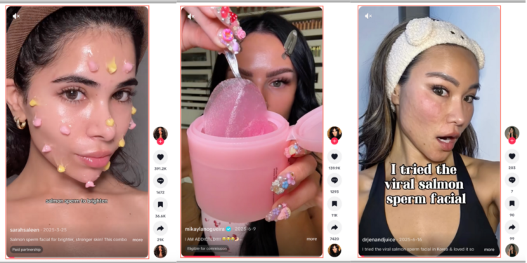 Why TikTokers Are Injecting Salmon Sperm Into Their Faces