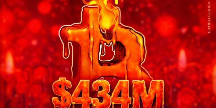 Bitcoin ETFs Record $434M Outflows Amid BTC Slide Below $70K