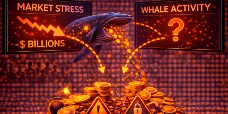 Bitcoin Market Stress Triggers Whale Activity: Selling Pressure Or Risk Management?