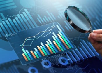 Market analysis and business strategy. Financial and statistical data dashboard.