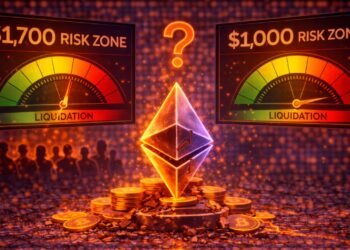 Ethereum Faces Liquidation Zones: Large Holders Cluster Risk Levels Between $1,700 And $1,000