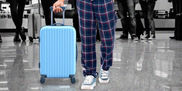 Is it OK to wear pajamas on your next flight? A viral post sparks debate.