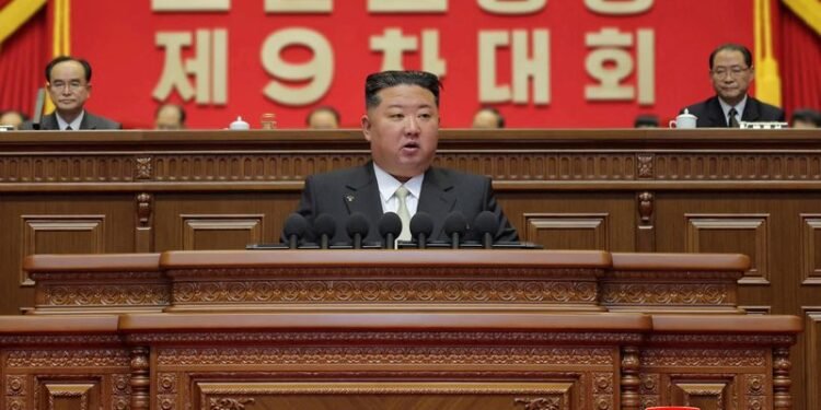 North Korea holds third day of ruling party congress, Kim outlines five-year goals