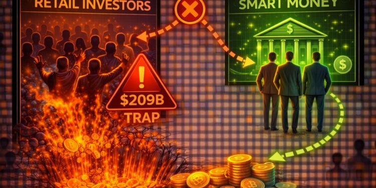 Retail’s Last Stand: The Crypto -$209B Liquidity Trap That Smart Money Refuses to Touch