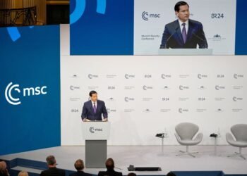 Rubio casts US, the ’child of Europe’, as critical friend to allies