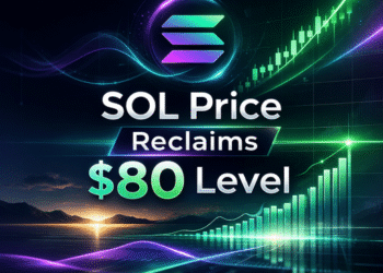SOL USD Reclaims $80 as Network Transaction Activity Hits Record High