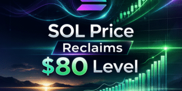 SOL USD Reclaims $80 as Network Transaction Activity Hits Record High