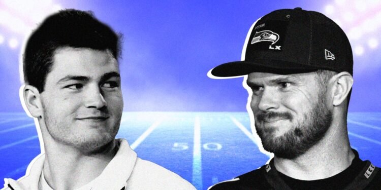 Super Bowl LX: Seahawks QB Sam Darnold makes 1,500% more than Patriots QB Drake Maye