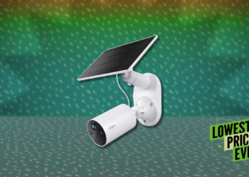 The TP-Link Tapo SolarCam C402 Kit Is 30% Off Right Now