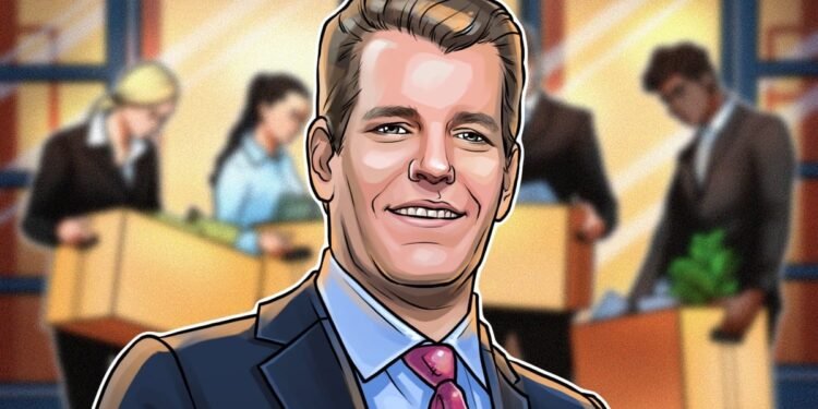 Tyler Winklevoss ‘Optimistic’ as Gemini Cuts Jobs and Sells BTC