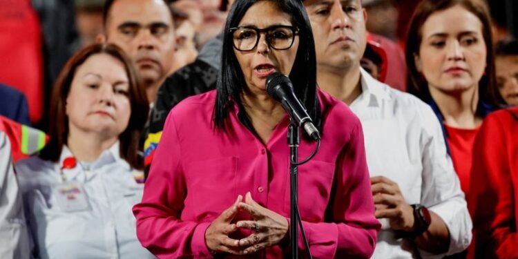 Venezuela interim president Rodriguez meets with US envoy