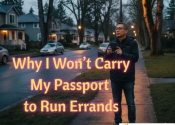Why I Won’t Carry My Passport to Run Errands