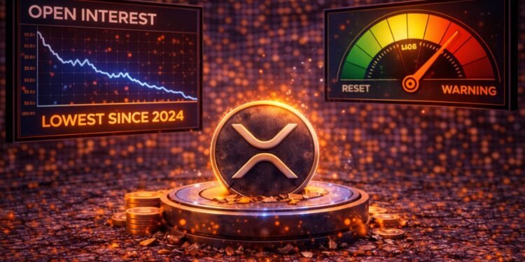 XRP Open Interest Falls to Lowest Level Since 2024: Market Reset Or Warning Signal?
