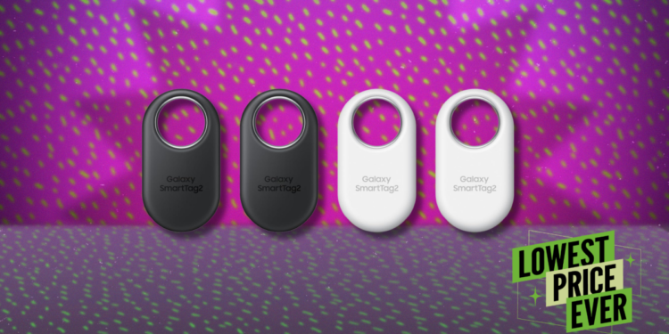 A Four-Pack Of Samsung Galaxy SmartTag 2 Tracking Tags Is $45 Right Now