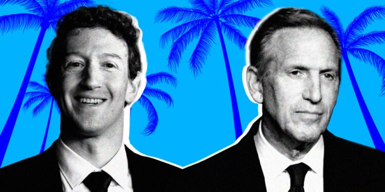 As Starbucks’ Howard Schultz heads to Miami, here’s a list of other billionaire business leaders moving to Florida