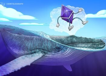 Ethereum OG Whale Rebuilds $19.5M ETH Stack Amid ETF Bleed