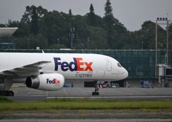 FedEx is getting more upbeat about the year, despite surging fuel costs
