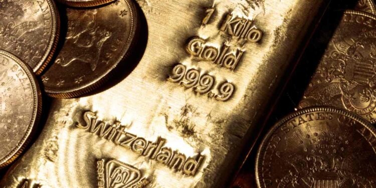 Gold prices end lower as investors, rattled by Iran conflict, continue to shelter in the dollar