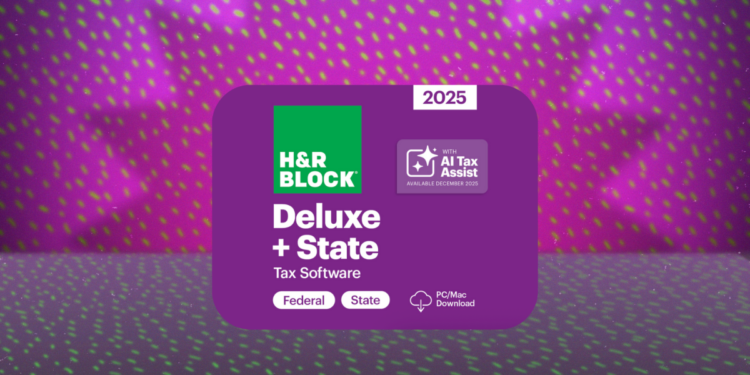 H&R Block Deluxe + State 2025 Is 50% Off Before the Tax Deadline