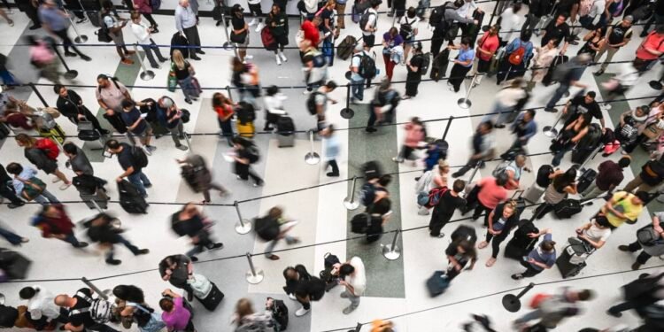 Here’s what airlines are offering passengers trapped in long TSA lines — and why travelers won’t get much else
