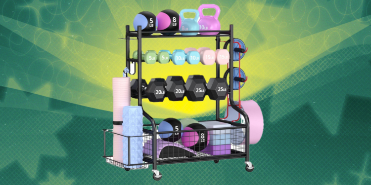 If I Had a Home Gym, This Is the Storage Rack I'd Buy During Amazon's Spring Sale
