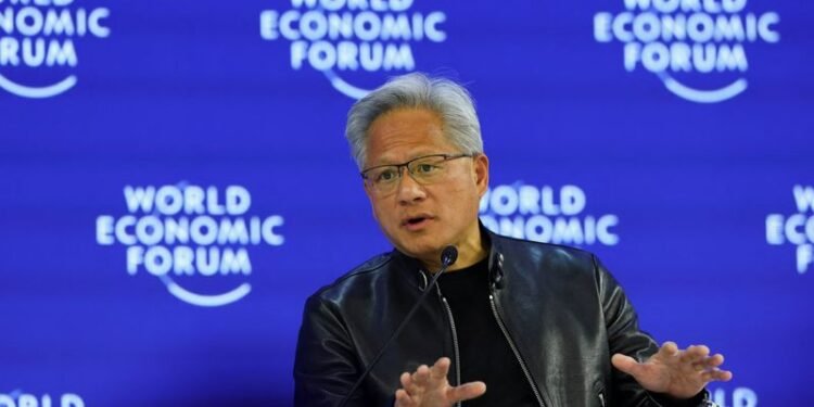 Nvidia sets $4 million target cash bonus for CEO Huang under fiscal 2027 plan