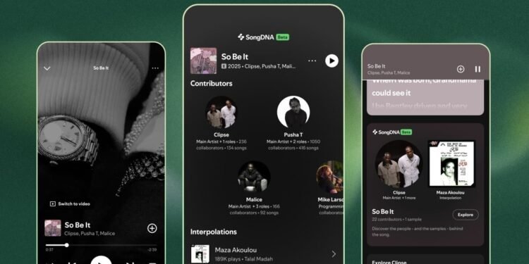 Spotify's New 'SongDNA' Is Actually a Great Way to Learn More About Your Music