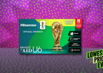 The 100-Inch Hisense U65QF TV Is $500 Off Right Now