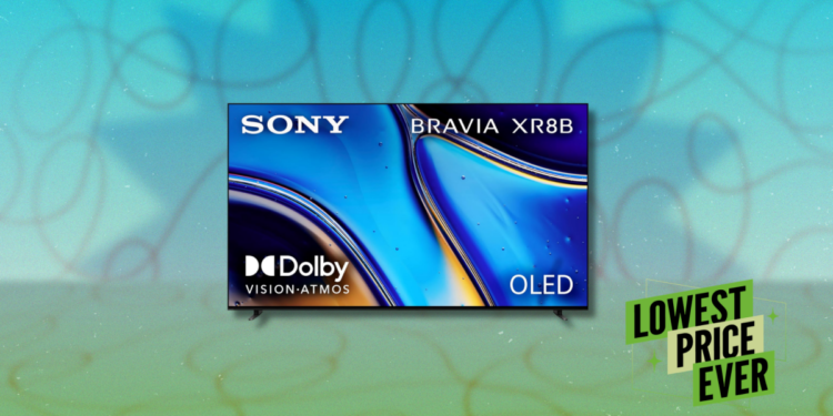The 65-inch Sony Bravia 8 OLED TV Is $200 Off Right Now